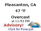 Click for Pleasanton, California Forecast